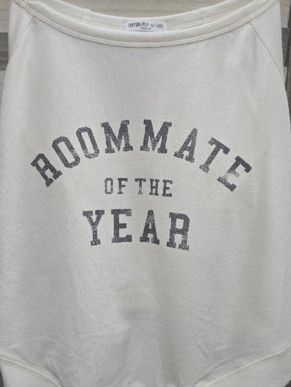 Grayson Pup the label this adorable